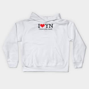 I love you, nerd (02) Kids Hoodie